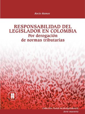 cover image of Responsabilidad del legislador en Colombia